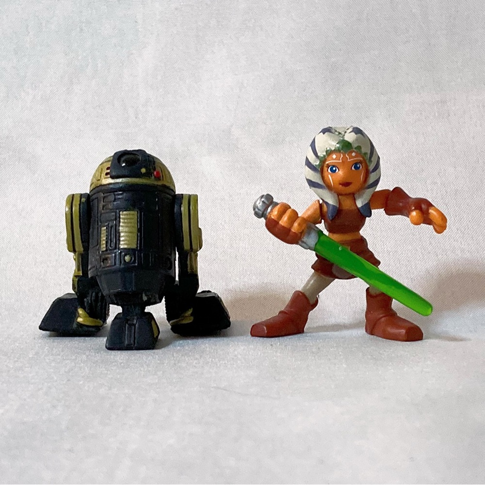 Star Wars Galactic Heroes 2-Pack R3-S6 Goldie Droid and Ahsoka Tano Clone Wars